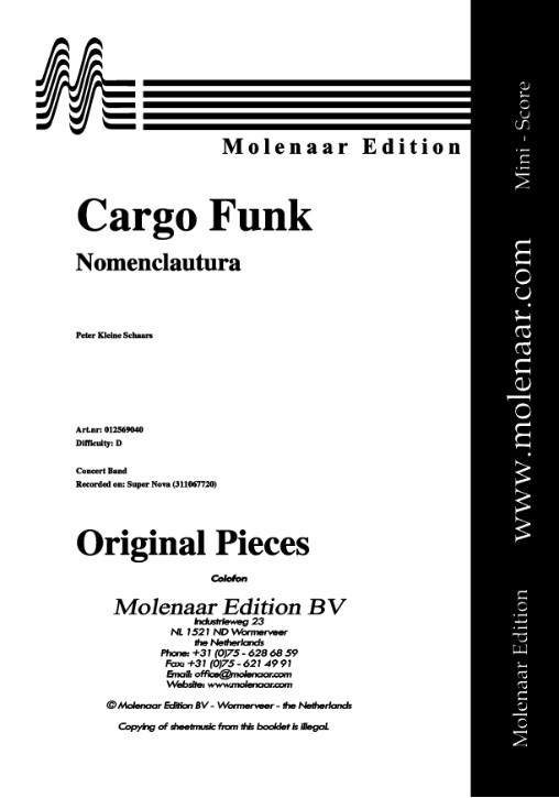 Cargo Funk (3.Mvt from 'Nomenclatura') - hier klicken