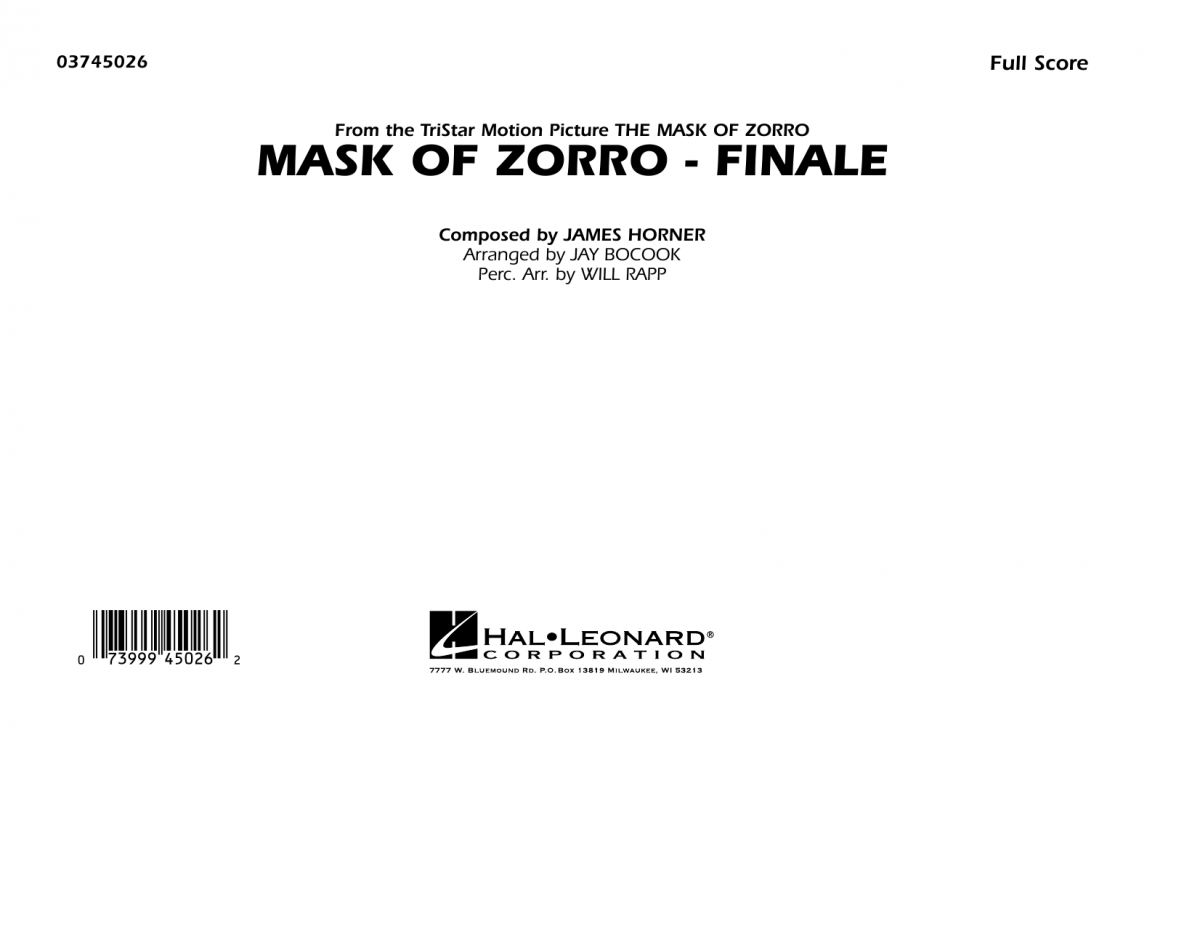 Mask of Zorro, The - Finale - hier klicken