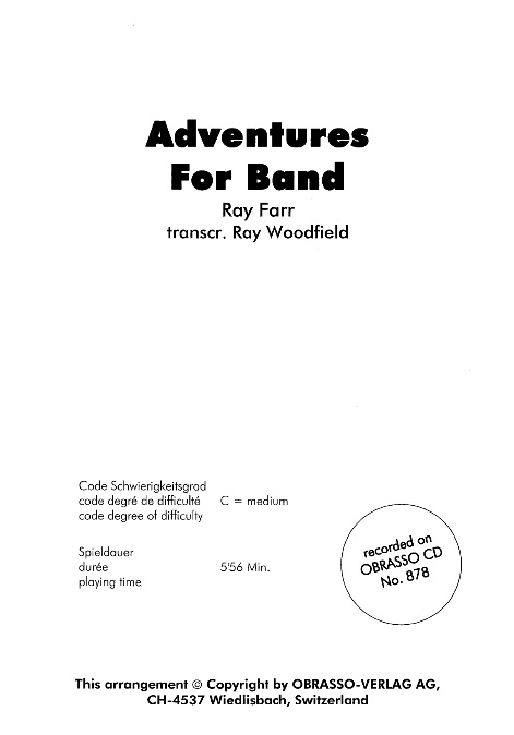Adventures for Band - hier klicken
