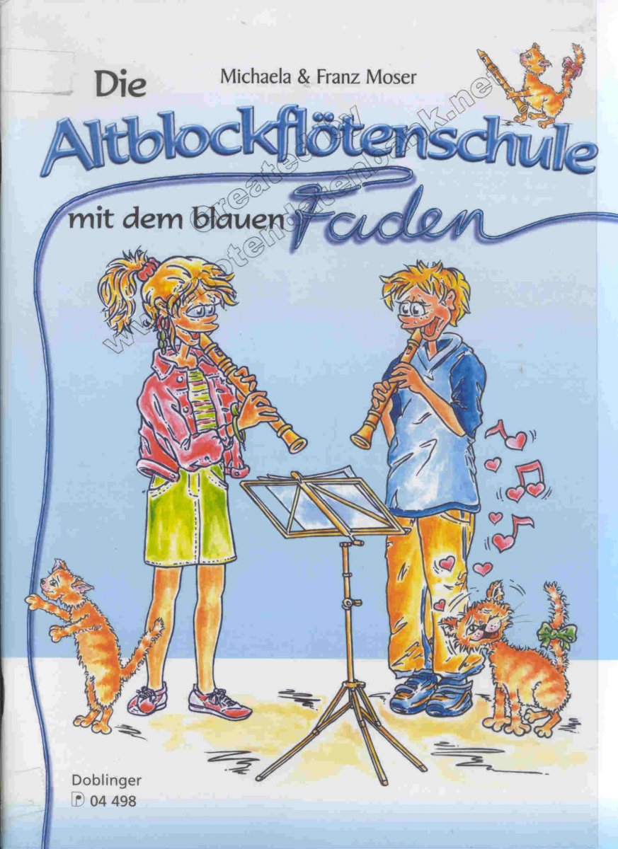 Altblockflötenschule mit dem blauen Faden, Die - click for larger image