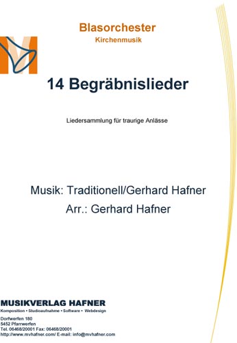 14 Begräbnislieder - click for larger image