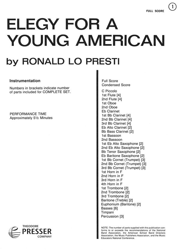 Elegy for a Young American - hier klicken