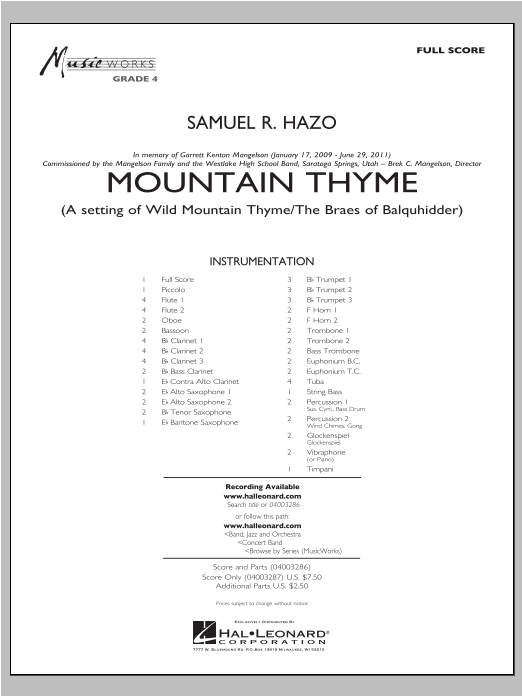 Mountain Thyme - hier klicken