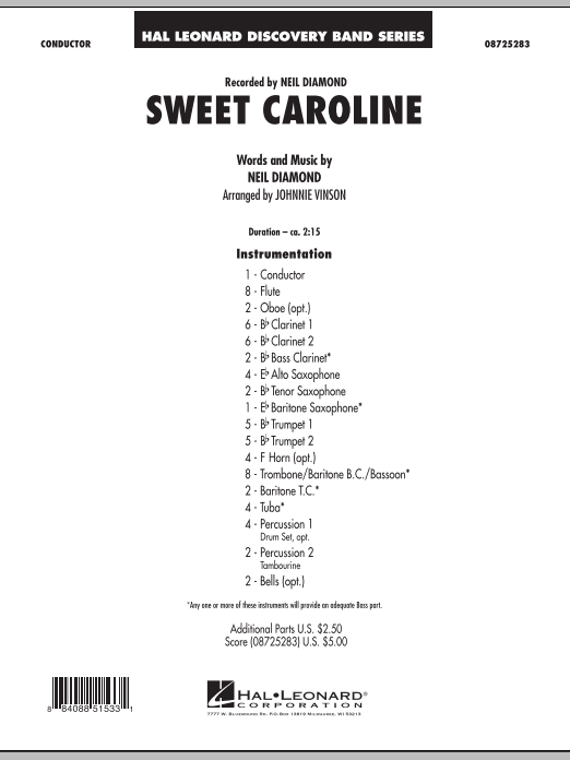 Sweet Caroline - hier klicken