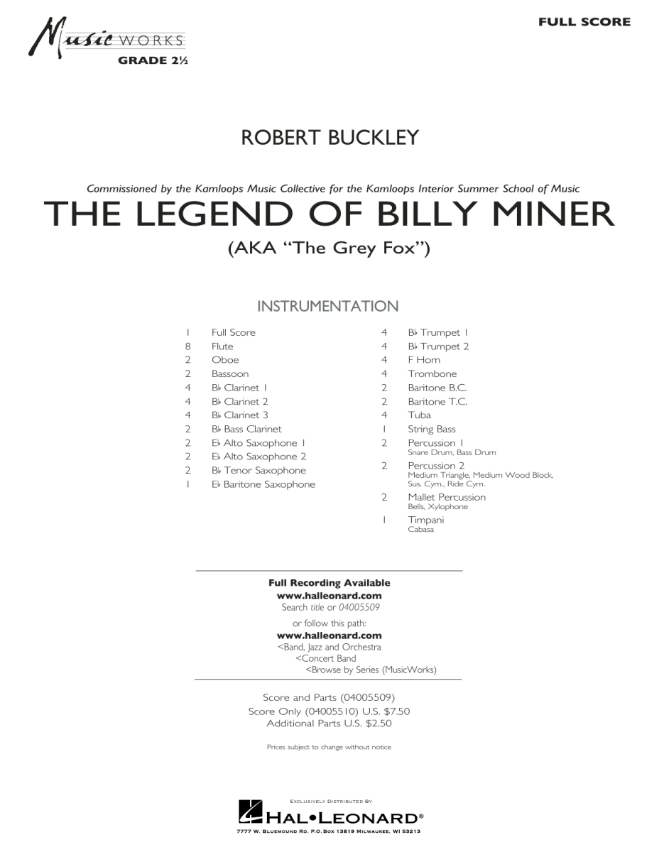 Legend of Billy Miner, The - hier klicken