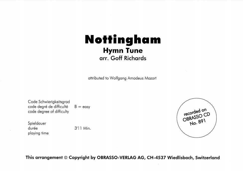 Nottingham (Hymn Tune) - hier klicken