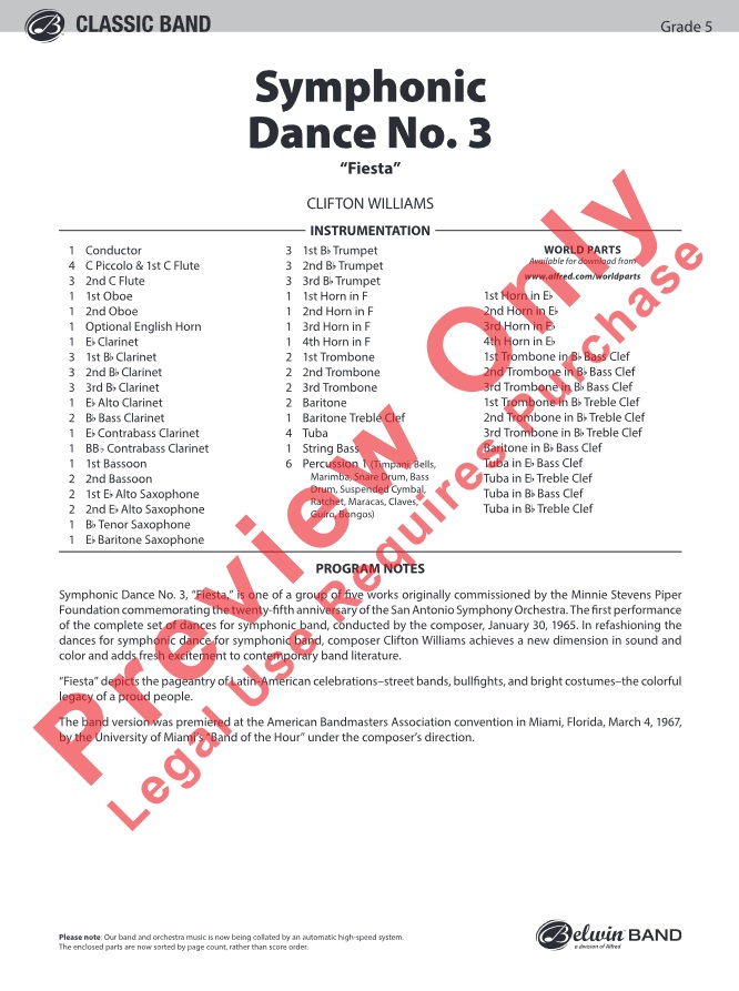 Symphonic Dance #3 'Fiesta' - hier klicken