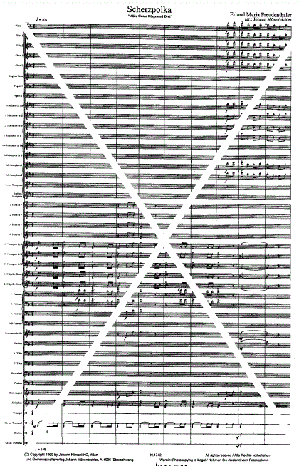 Scherzpolka - Sample sheet music