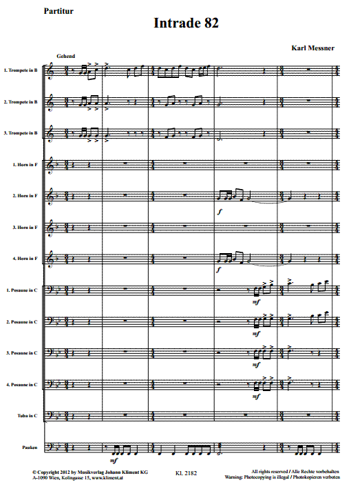 Intrade #82 - Sample sheet music