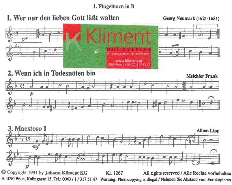 32 Trauerlieder für Bläserquartett - Sample sheet music